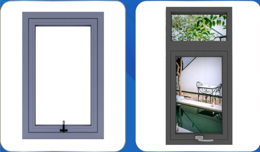 Cửa sổ mở hất 55